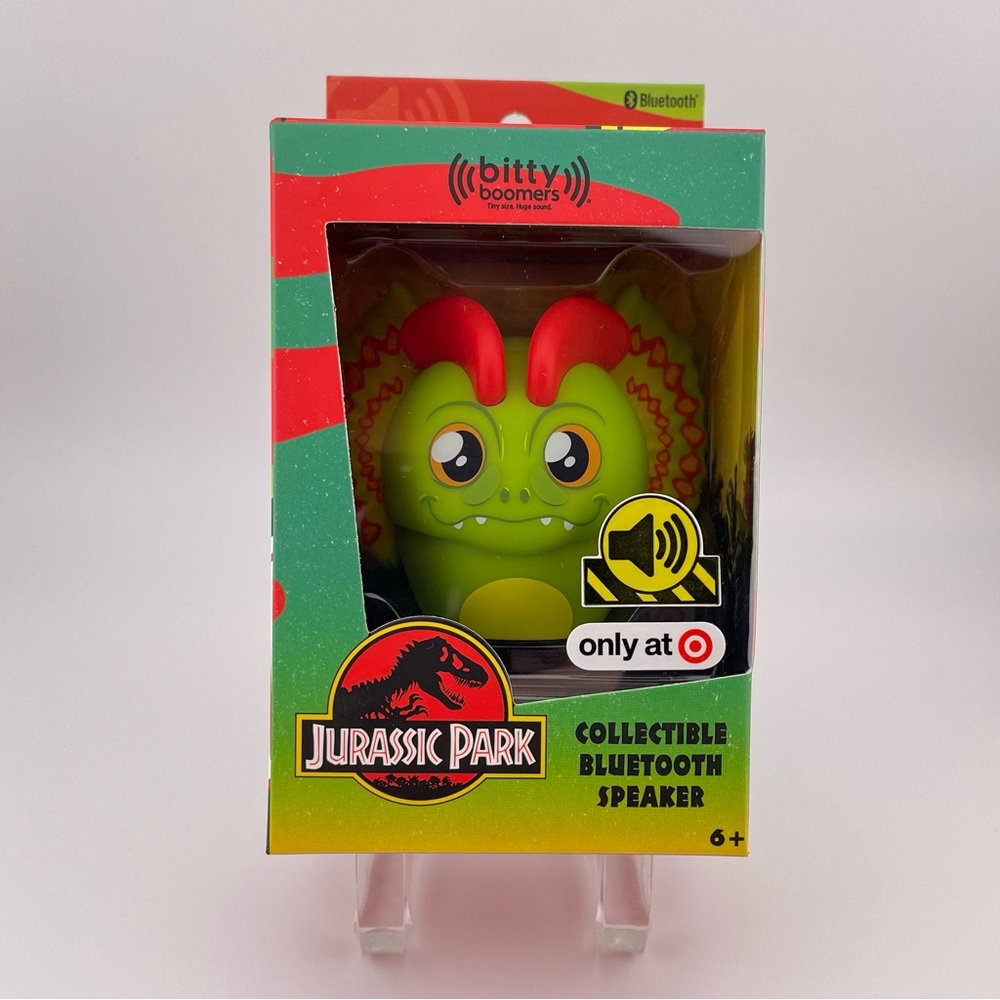 Jurassic World Dilophosaurus Bitty Boomer Speaker: USB-C BluetoothPortable